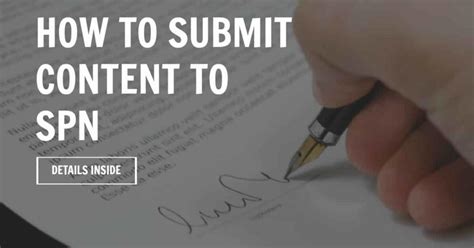How to submit content .
